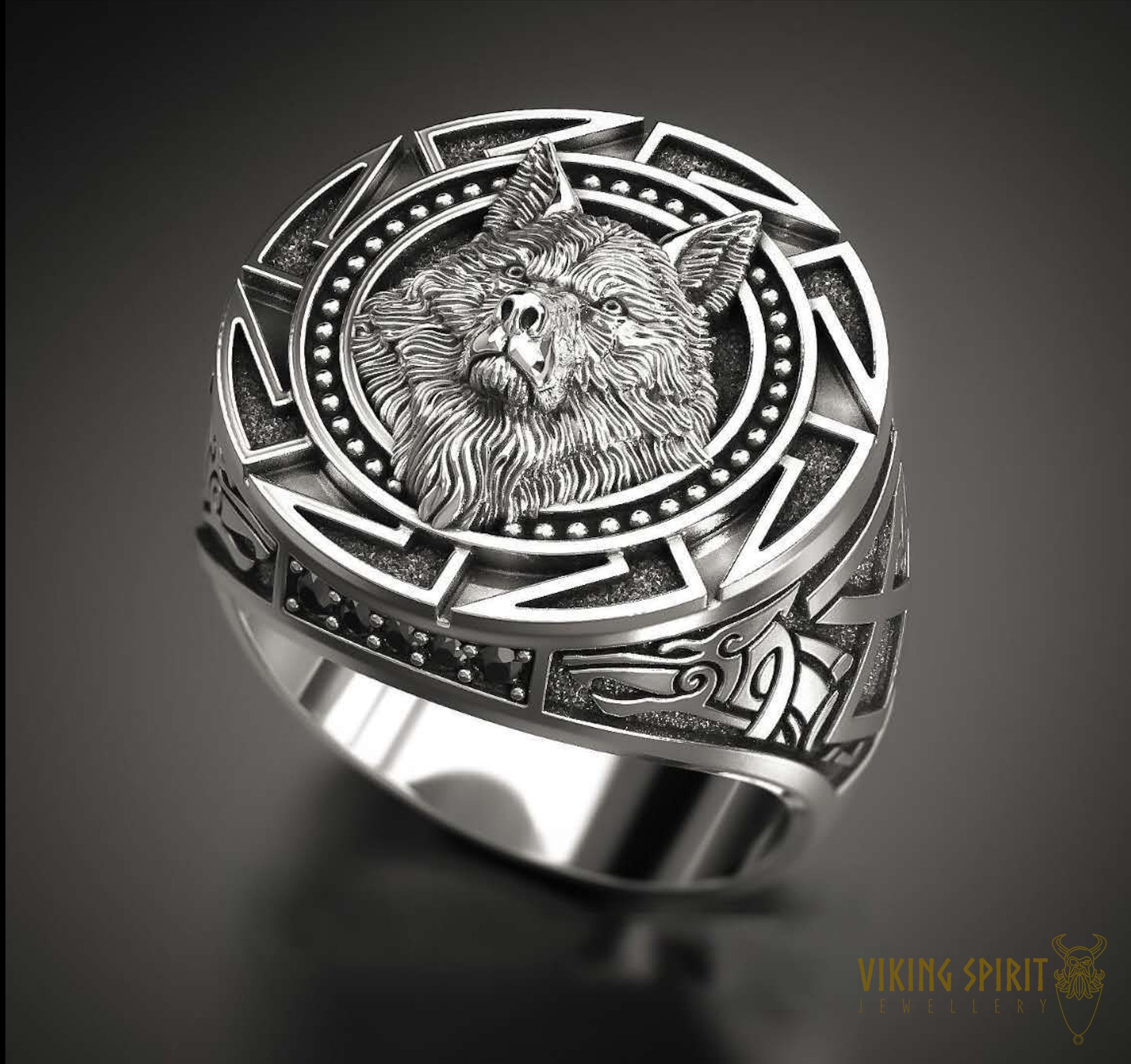 Viking Wolf Ring