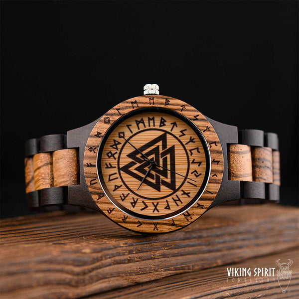 Helm of Awe Wooden Watch - Odin's Treasures